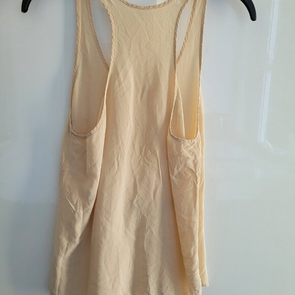Aritzia Racer Back Silk Tank Top Bundle - 1 Black, 1 Cream  Size XS - Picture 6 of 7